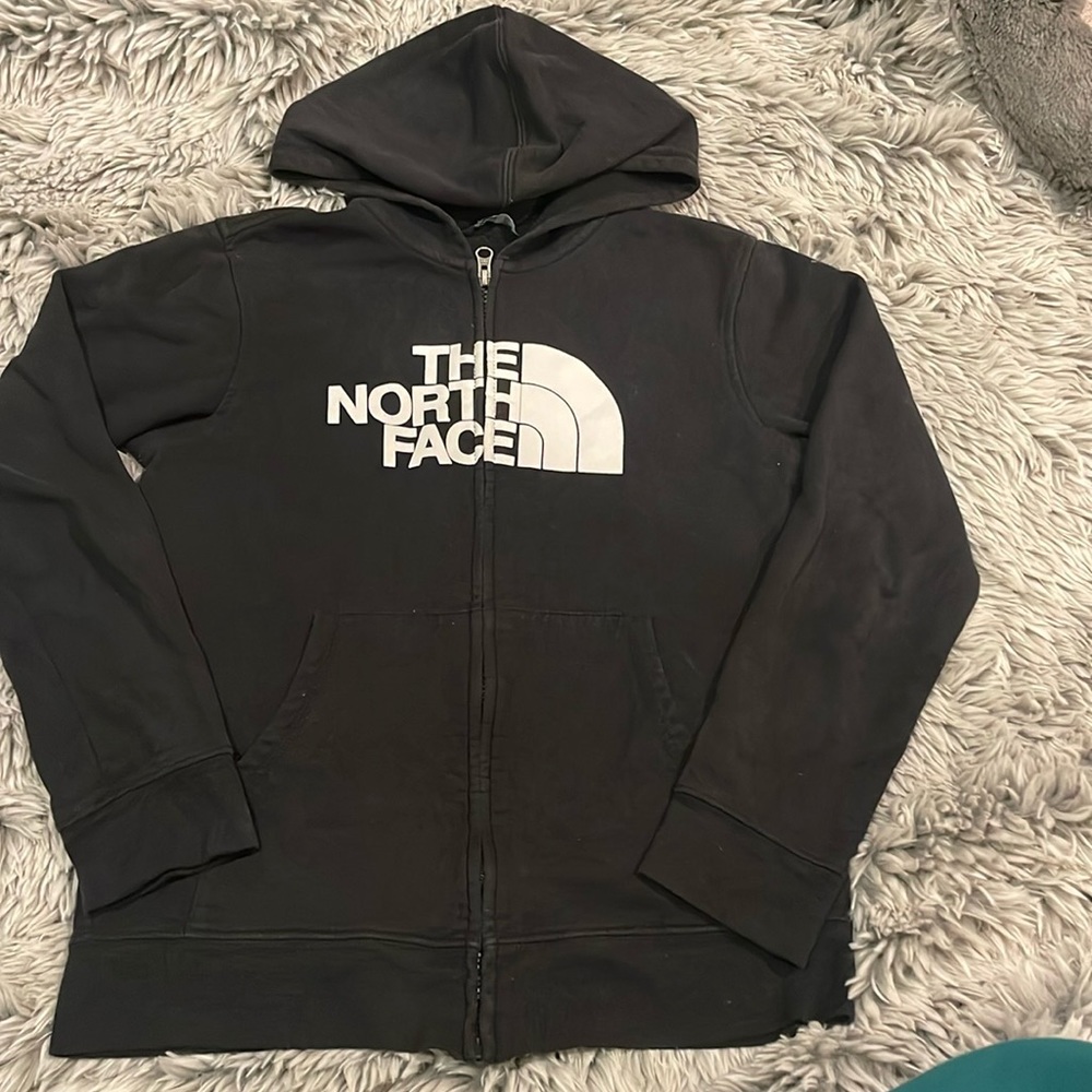 Boy’s North Face full-zip sweatshirt size L (14/16)